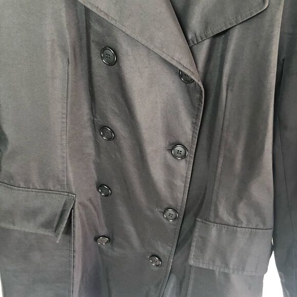 GALLERY Double Button Pea Coat Size Large - Picture 2 of 6